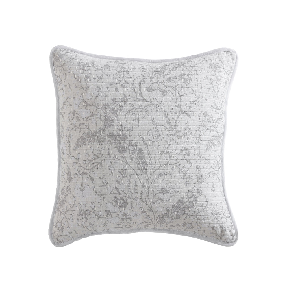 Exquisite Wren Ash Square Filled Cushion for Elegant Bedding