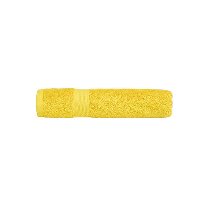 100% Combed Cotton Facial Wash Towels in Vibrant Yellow Color