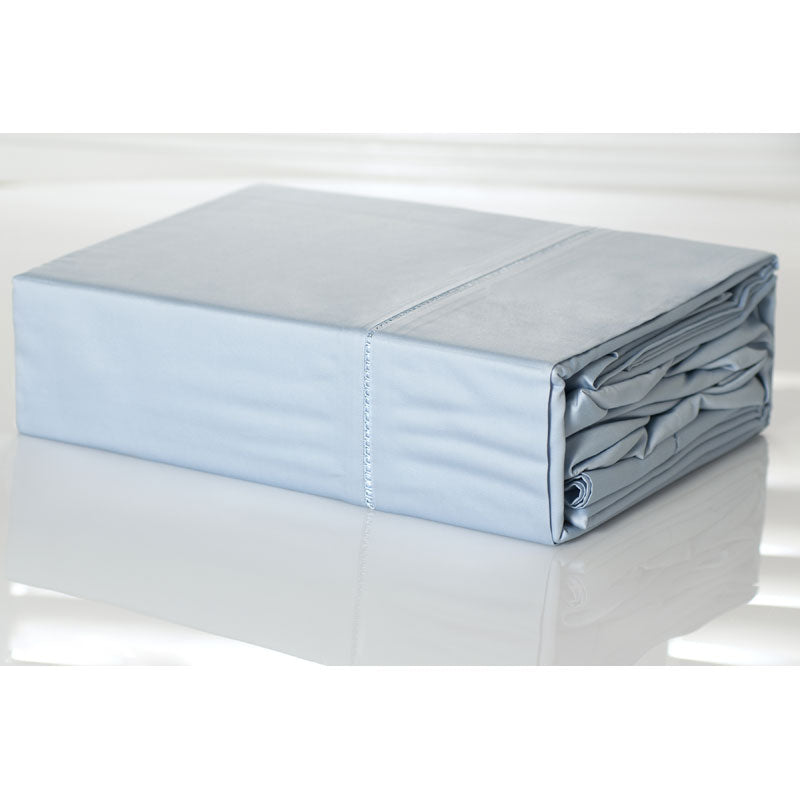 Luxurious 1100TC Blue 100% Egyptian Cotton Sheet Set for Queen Bed