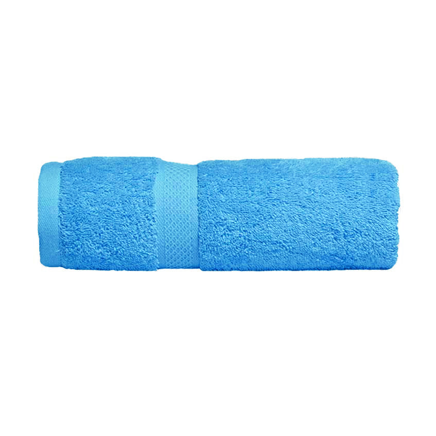 Aqua-Colored 100% Combed Cotton Luxury Bath Towel Sheets for Bathroom Refresh