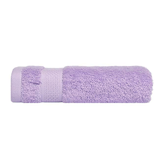 Luxurious 100% Combed Cotton Lilac Bath Towels for a Refreshing Bathroom Experience