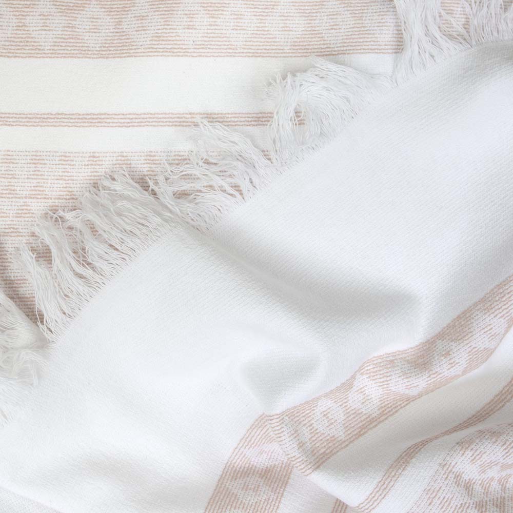 Ardor Yaz Clay Colored Luxury Designer Beach Towel for Summer