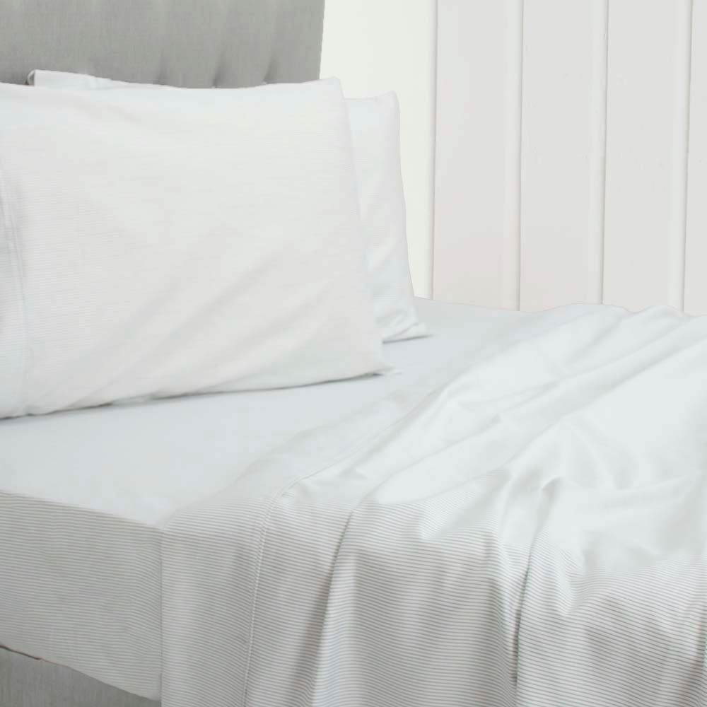 Ada Premium 1000 Thread Count Cotton Rich Bed Sheet Set for King Size Bed in White