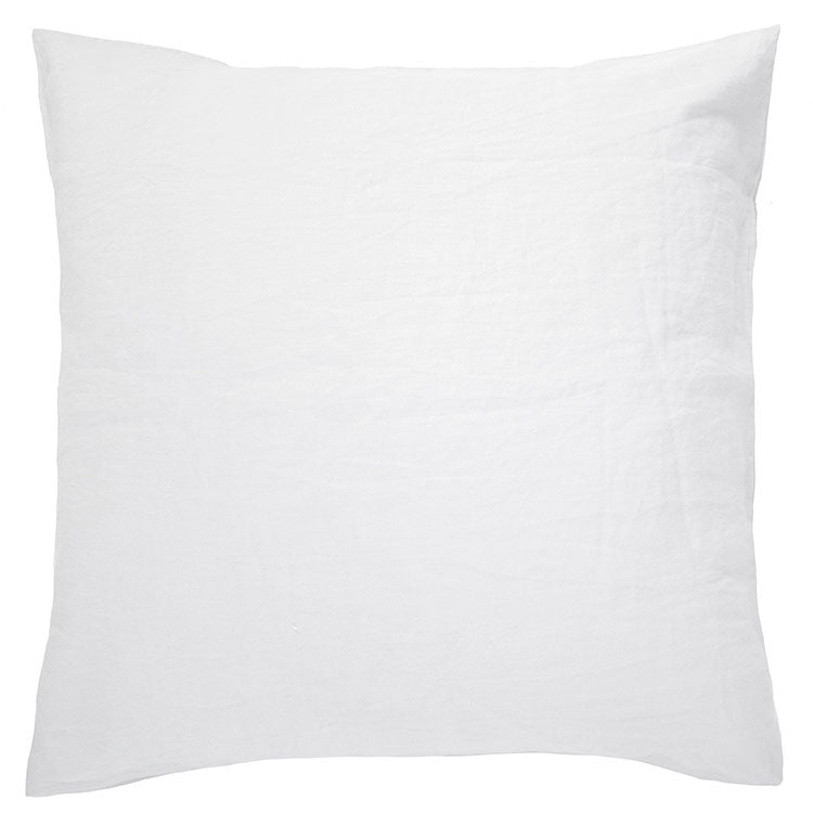 100% Pure Linen Ivory - White European - Style Pillowcase for Comfortable Sleep