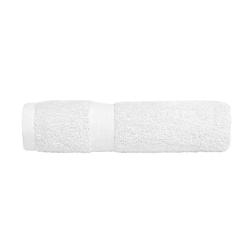 Luxurious 100% Combed Cotton White Bath Towels for a Soft Touch