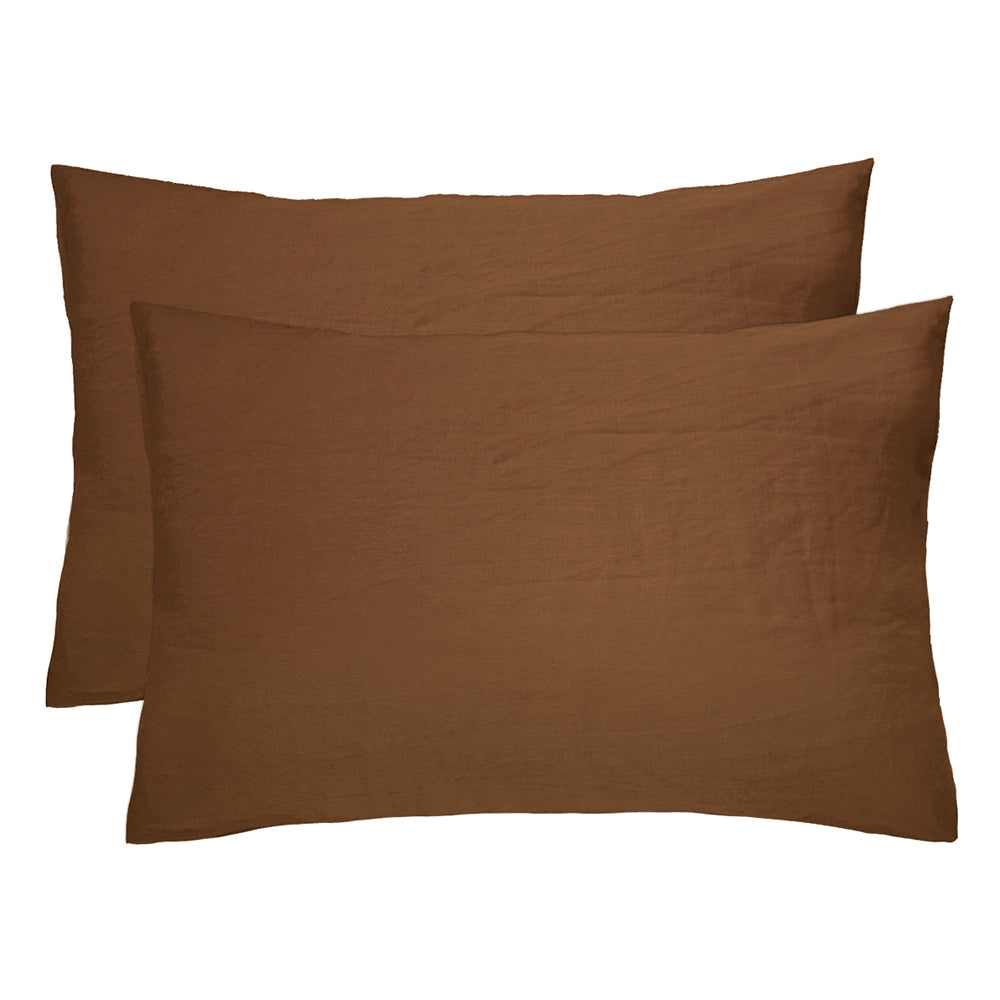 100% Linen Super King Hazel Quilt Cover Set with Softness and Breathability