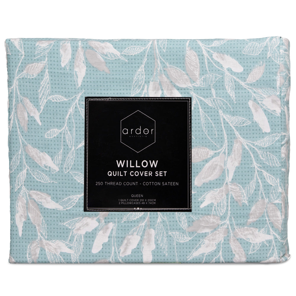 Single Bed Willow Quilt Cover Set for Bedroom Decoration