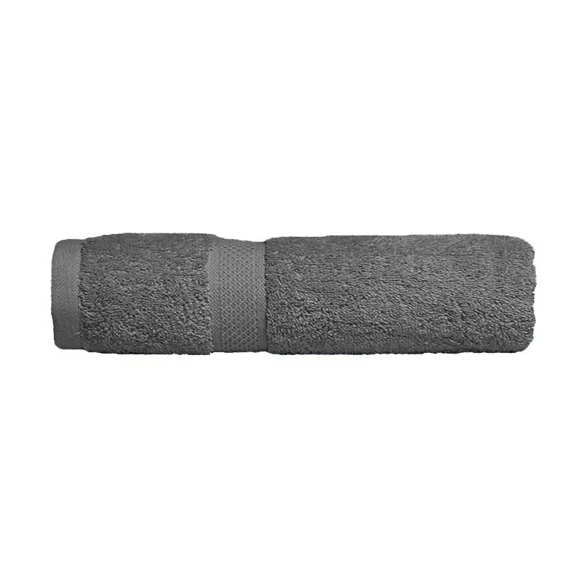 Luxurious 100% Combed Cotton Charcoal Bath Towels for a Soft Touch