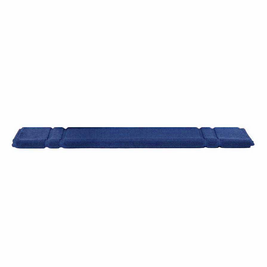Soft and Absorbent 100% Combed Cotton Navy Bath Towel and Mat