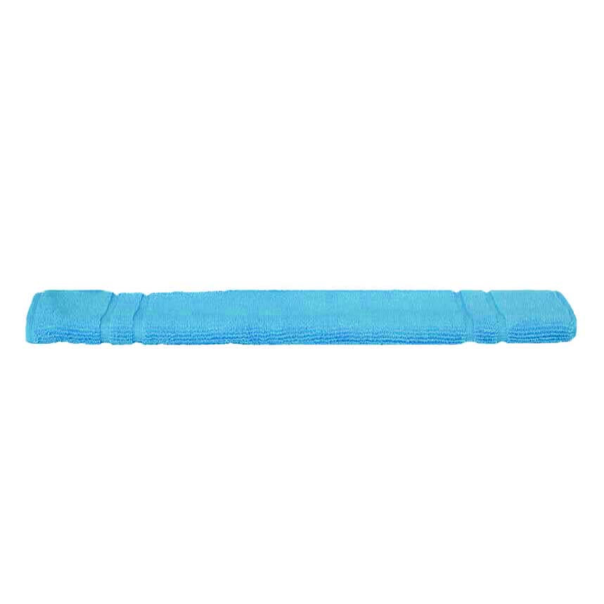 100% Pure Combed Cotton Aqua Bath Towels and Bath Mat for Bathroom Decor