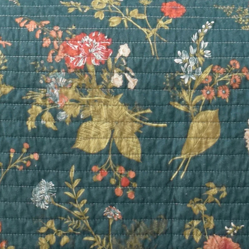 Elegant Winter Garden European-Style Cotton Pillowcase
