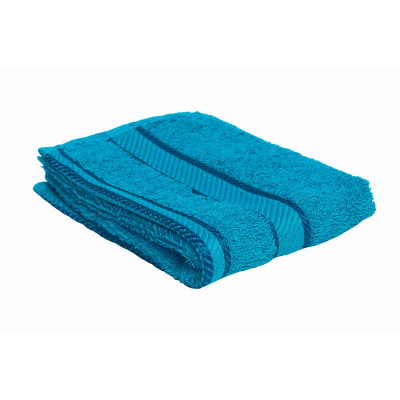 High - Quality 100% Cotton Bright Aqua Colored Face Wash Towels