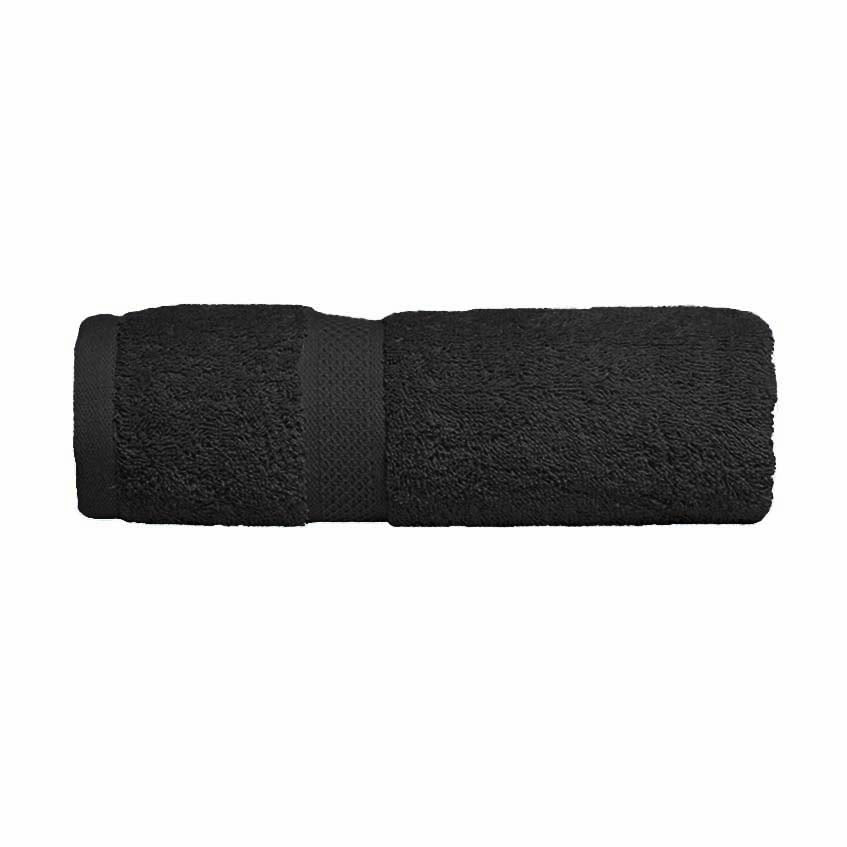 Luxurious 100% Combed Cotton Black Bath Towel Sheets