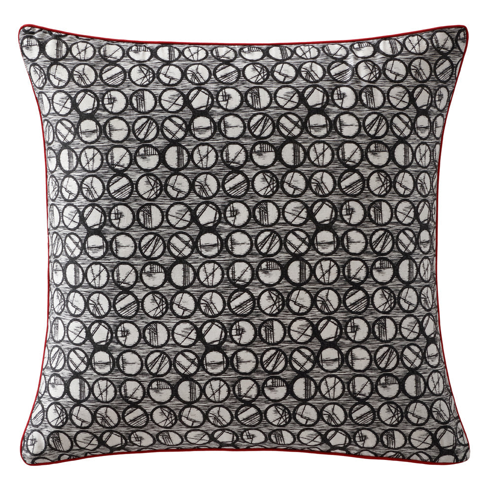 Exquisite Yume Red European-Style Pillowcase for a Sophisticated Bed Decoration