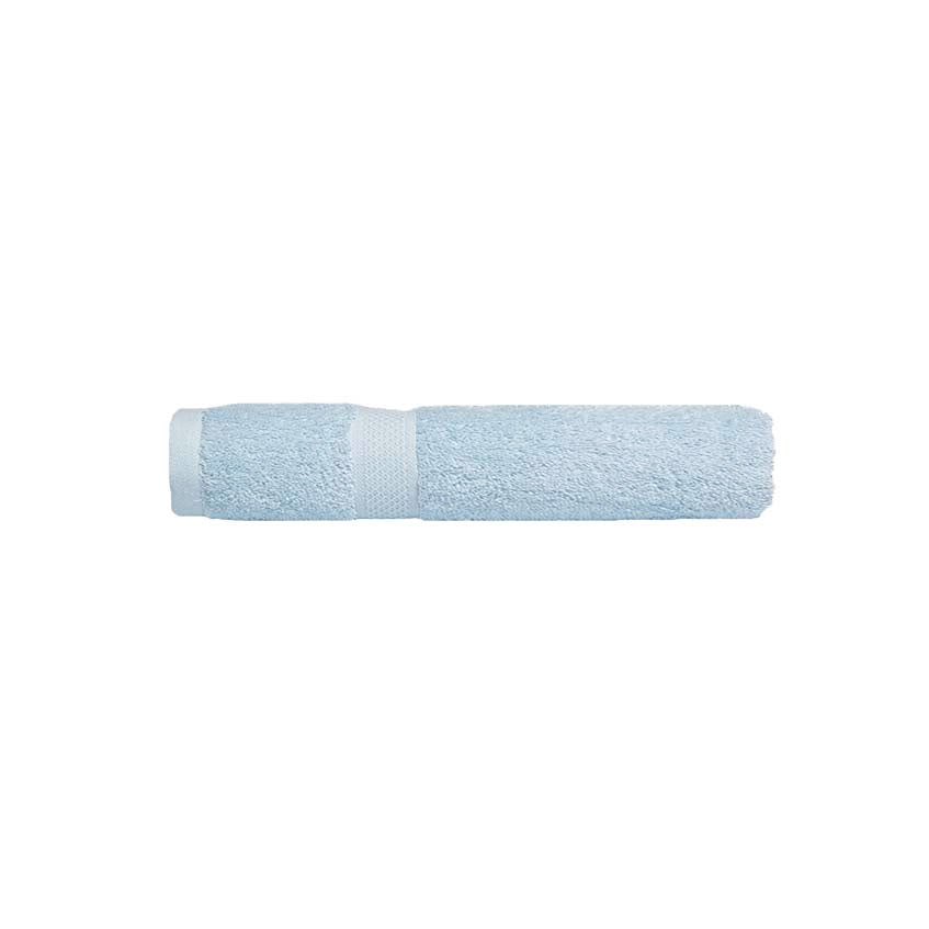 Soft 100% Combed Cotton Baby Blue Face Wash Towels for Bathroom Refresh