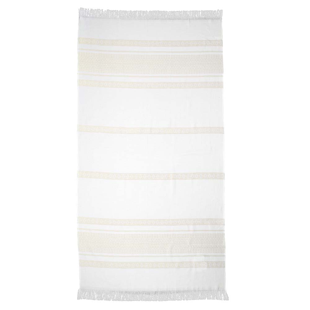 Stylish Yaz Lemon Soft Beach Towel for a Chic Summer