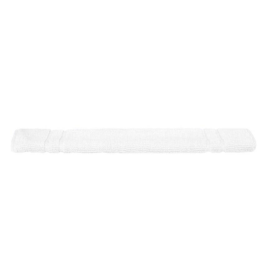 Premium 100% Combed Cotton White Bath Towels and Mat for Bathroom Decor