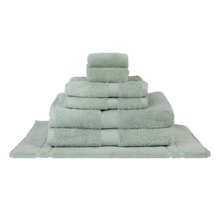 7-piece Luxury 100% Combed Cotton Frost Bath Towel Set