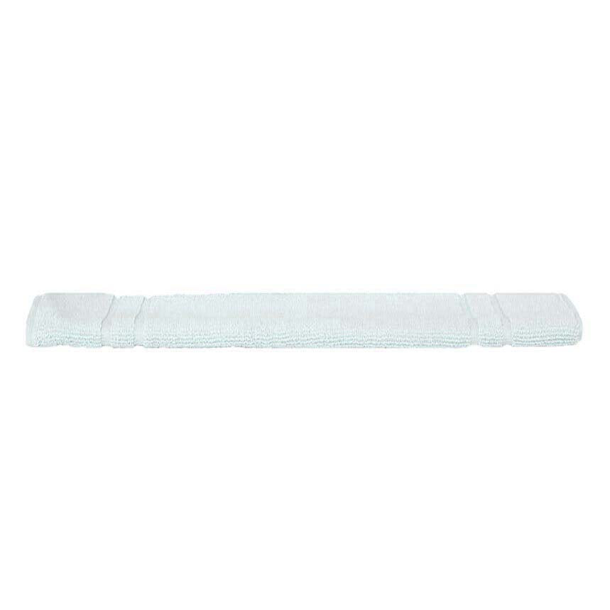 Soft and Absorbent 100% Combed Cotton Aqua Bath Towels and Mat for Bathroom Decor