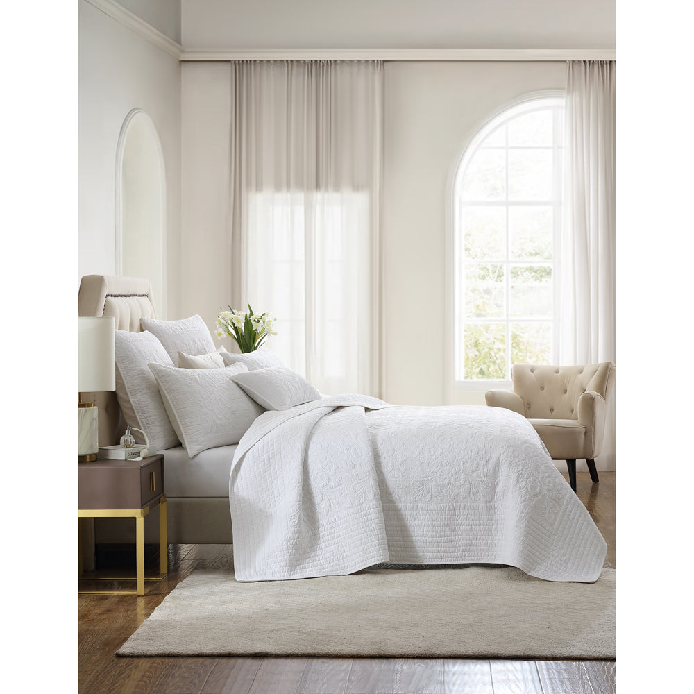 Aerin Luxury Ivory Bedspread for Queen or King Size Bed in Private Collection