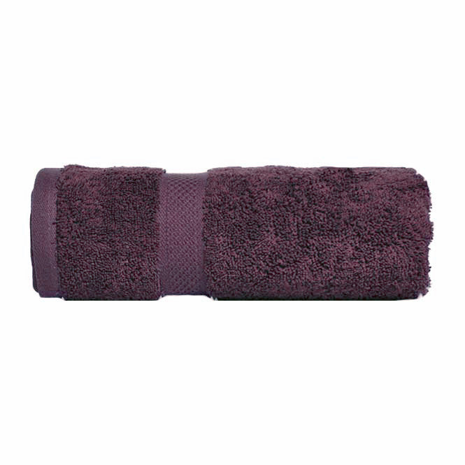 100% Combed Pure Cotton Luxury Aubergine Bath Sheet Towels for Bathroom