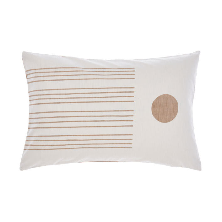 Linen House Long Aida Coral Decorative Filled Cushion for Bed
