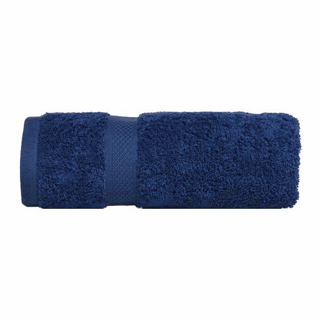 100% Combed Pure Cotton Navy Blue Bath Sheet Towels for Bathroom Luxury Use