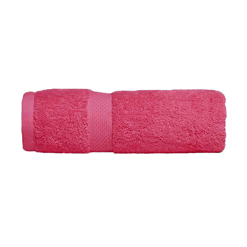 Luxurious 100% Combed Cotton Fuchsia Bath Towel Sheet
