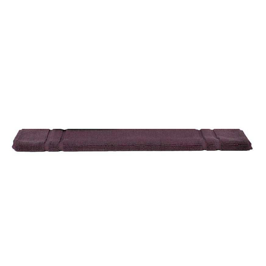 Luxurious 100% Combed Cotton Aubergine Bath Towel Mat