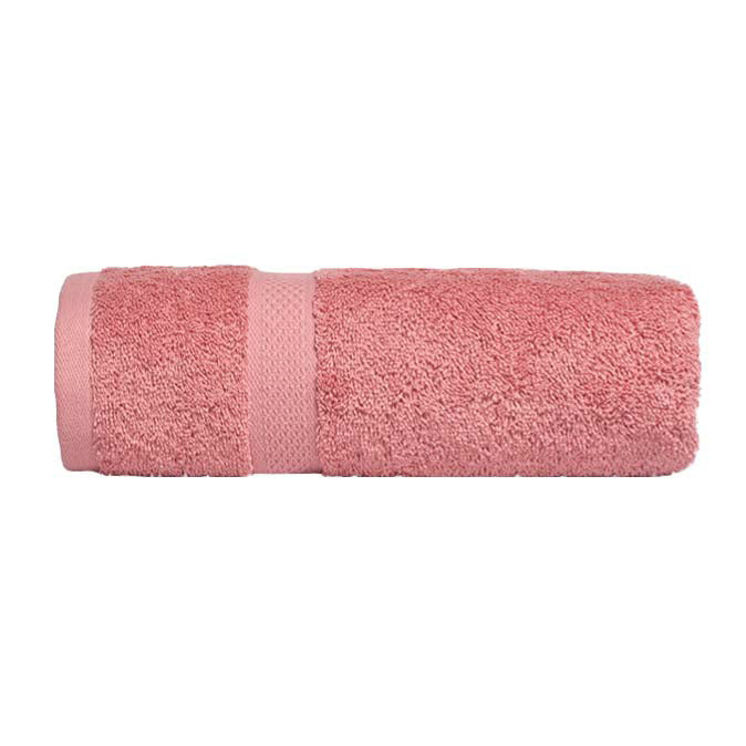 Luxurious 100% Combed Cotton Bath Sheet in Rose Pink Color