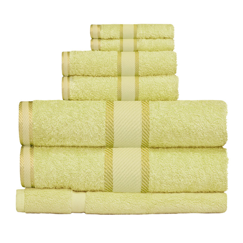 New Apple-themed 7-piece 100% Combed Cotton Bath Towel Set for Bathroom Refresh