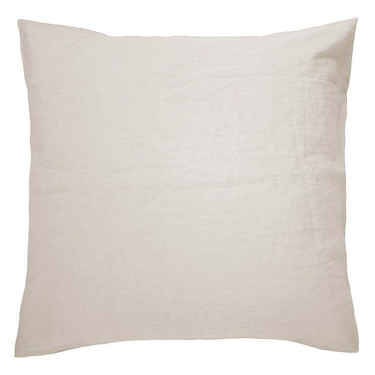 Soft and Durable 100% Linen Pebble European-Style Pillowcase