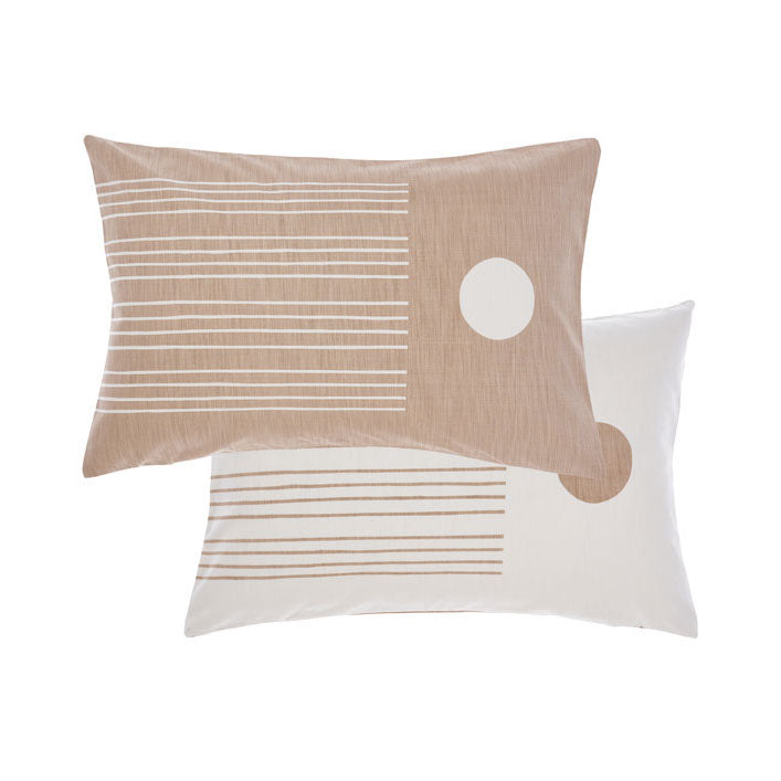 Linen House Long Aida Coral Decorative Filled Cushion for Bed