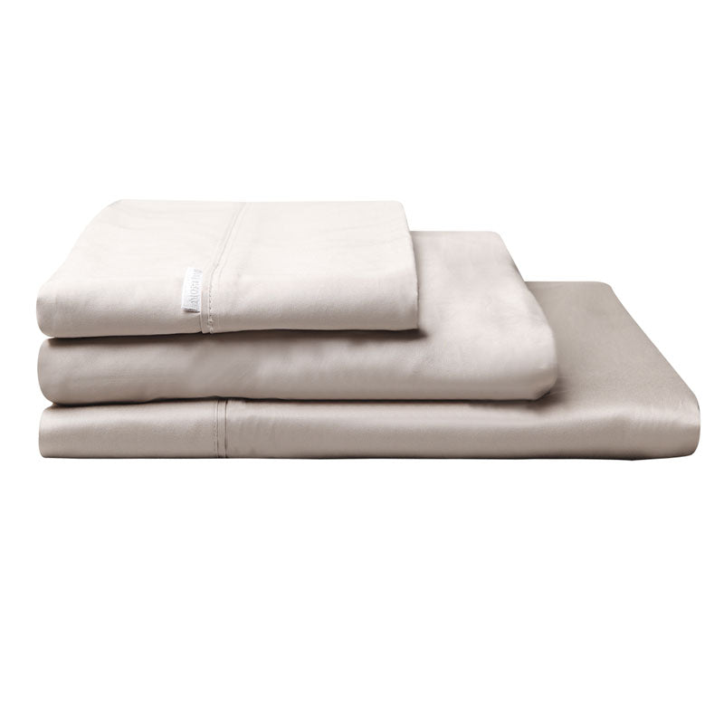 Luxury 100% Egyptian Cotton Sateen Bed Sheet Set with 400 Thread Count for Split King 50cm Electric Adjustable Beds