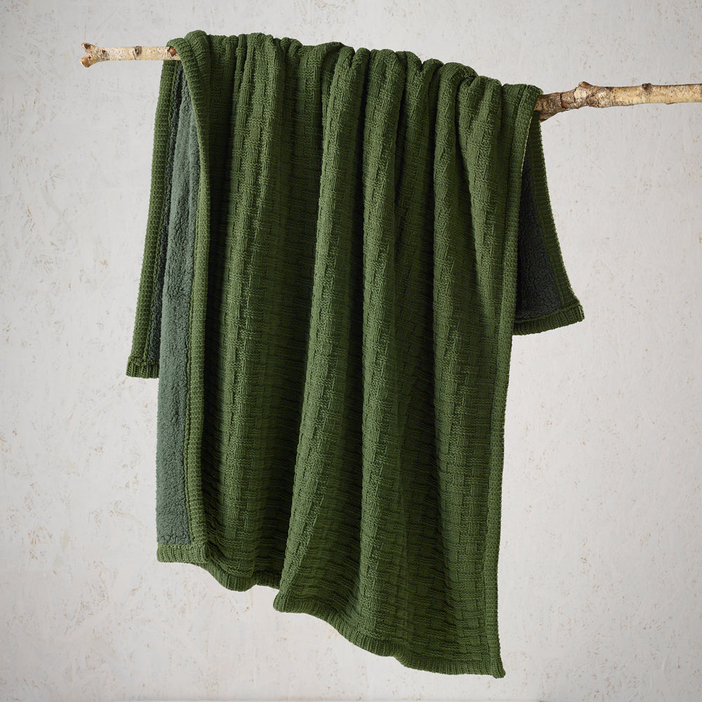 Stylish Amalfi Green Decorative Throw Blanket
