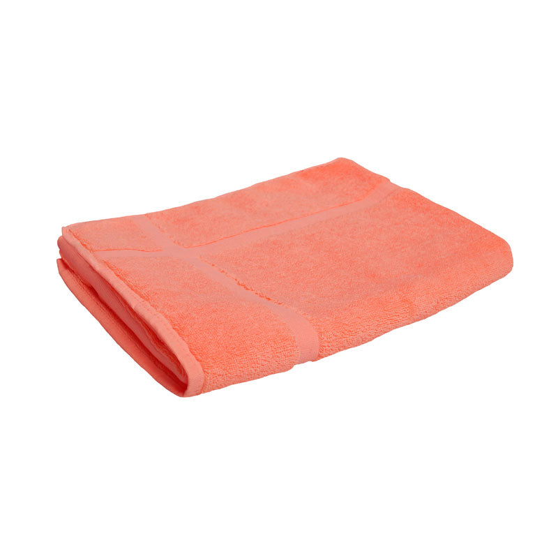 100% Pure Cotton Terracotta or Rust-Colored Luxury Bath Towels and Mats