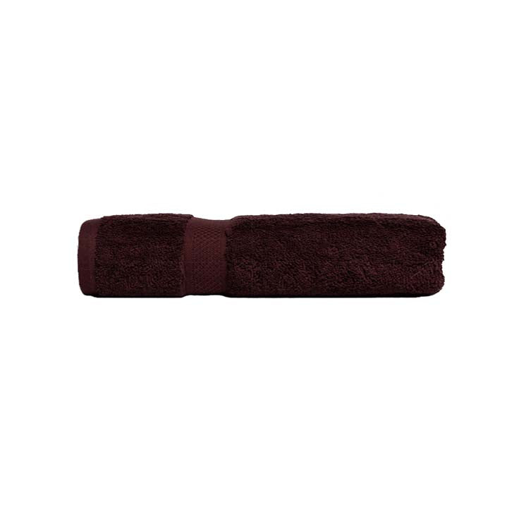 100% Combed Pure Cotton Chocolate-Colored Facial Wash Towels for Bathroom Refreshment