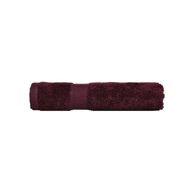 Luxurious 100% Combed Cotton Burgundy Face Wash Towels