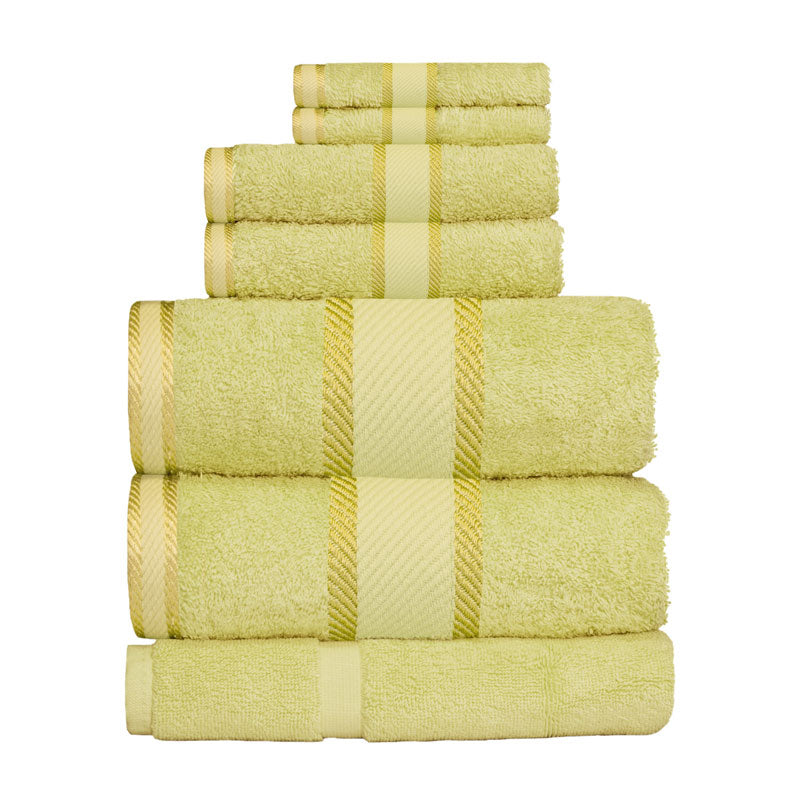 Luxurious 100% Cotton New Apple 7-piece Bath Sheet Set