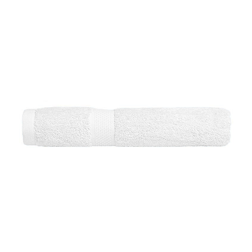 Premium 100% Combed Cotton White Hand Towels for Bathroom Use