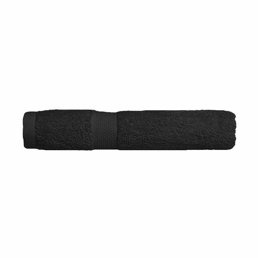 Luxurious 100% Combed Cotton Hand Towels in Striking Black Color