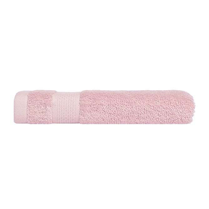 100% Combed Cotton Hand Towel in Soft Baby Pink Color for Bathroom Use
