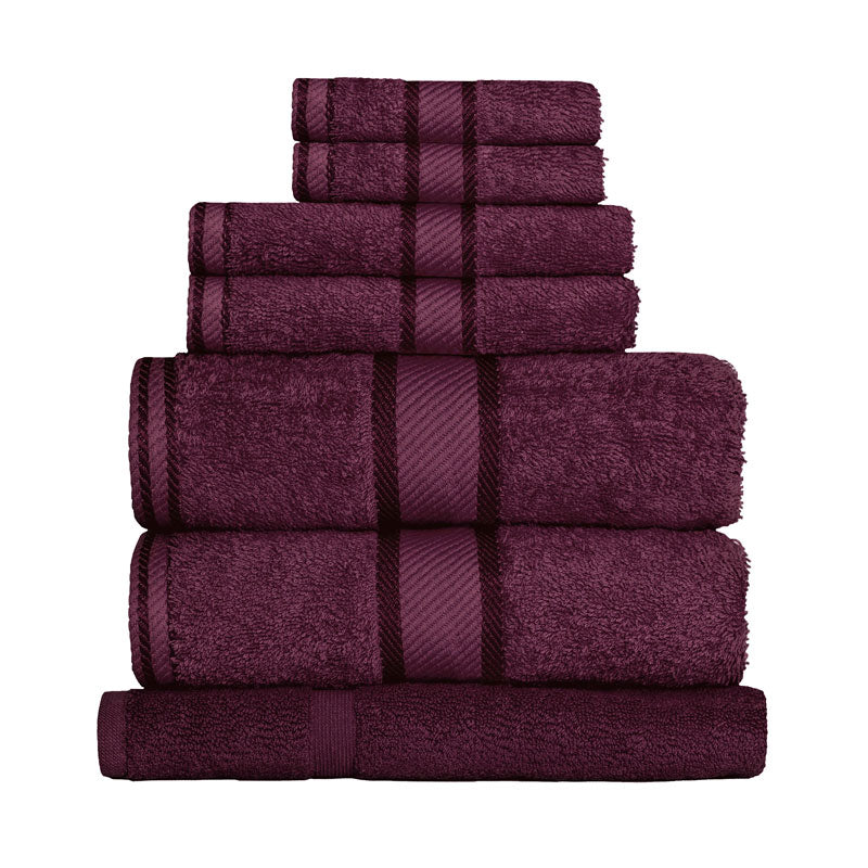 Premium 100% Cotton Shiraz 7-piece Luxury Bath Sheet Set for a Refreshing Bathroom Upgrade