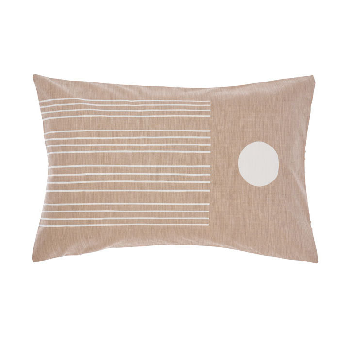 Linen House Long Aida Coral Decorative Filled Cushion for Bed