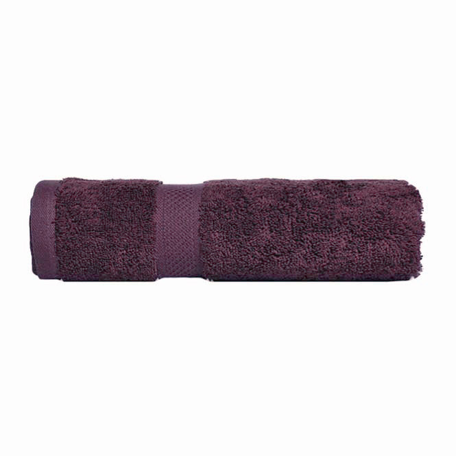 Soft 100% Combed Cotton Aubergine Bath Towels for a Bathroom Upgrade