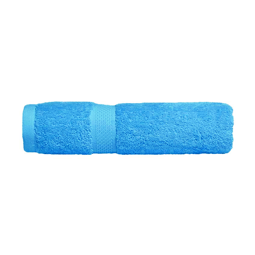 Luxurious 100% Combed Cotton Aqua Bath Towels for a Refreshing Bathroom Upgrade