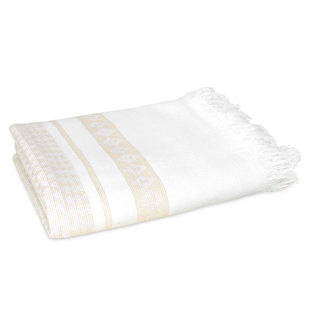 Stylish Yaz Lemon Soft Beach Towel for a Chic Summer
