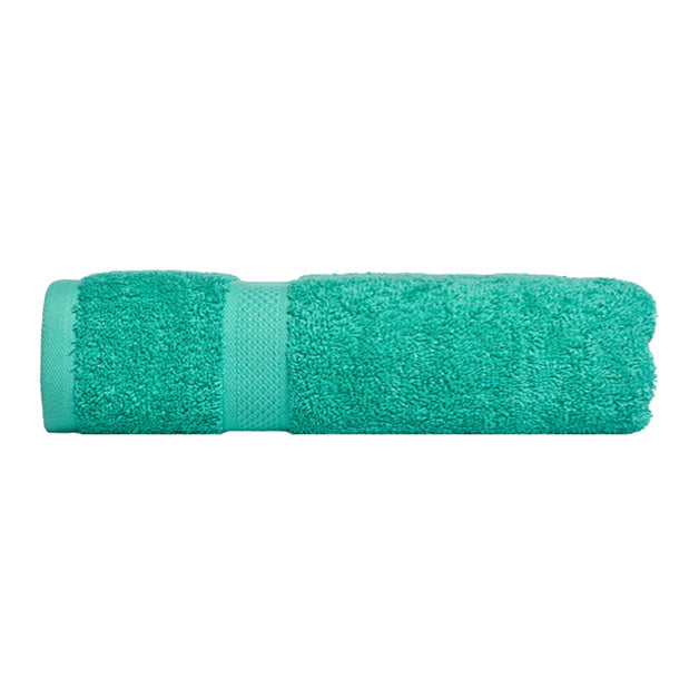 Luxurious 100% Combed Cotton Turquoise Bath Towels for Bathroom Refresh