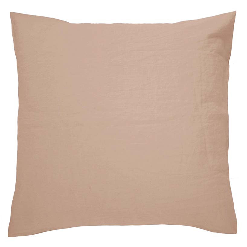 Luxurious 100% Linen Tea Rose European-Style Pillowcase for Comfortable Sleep