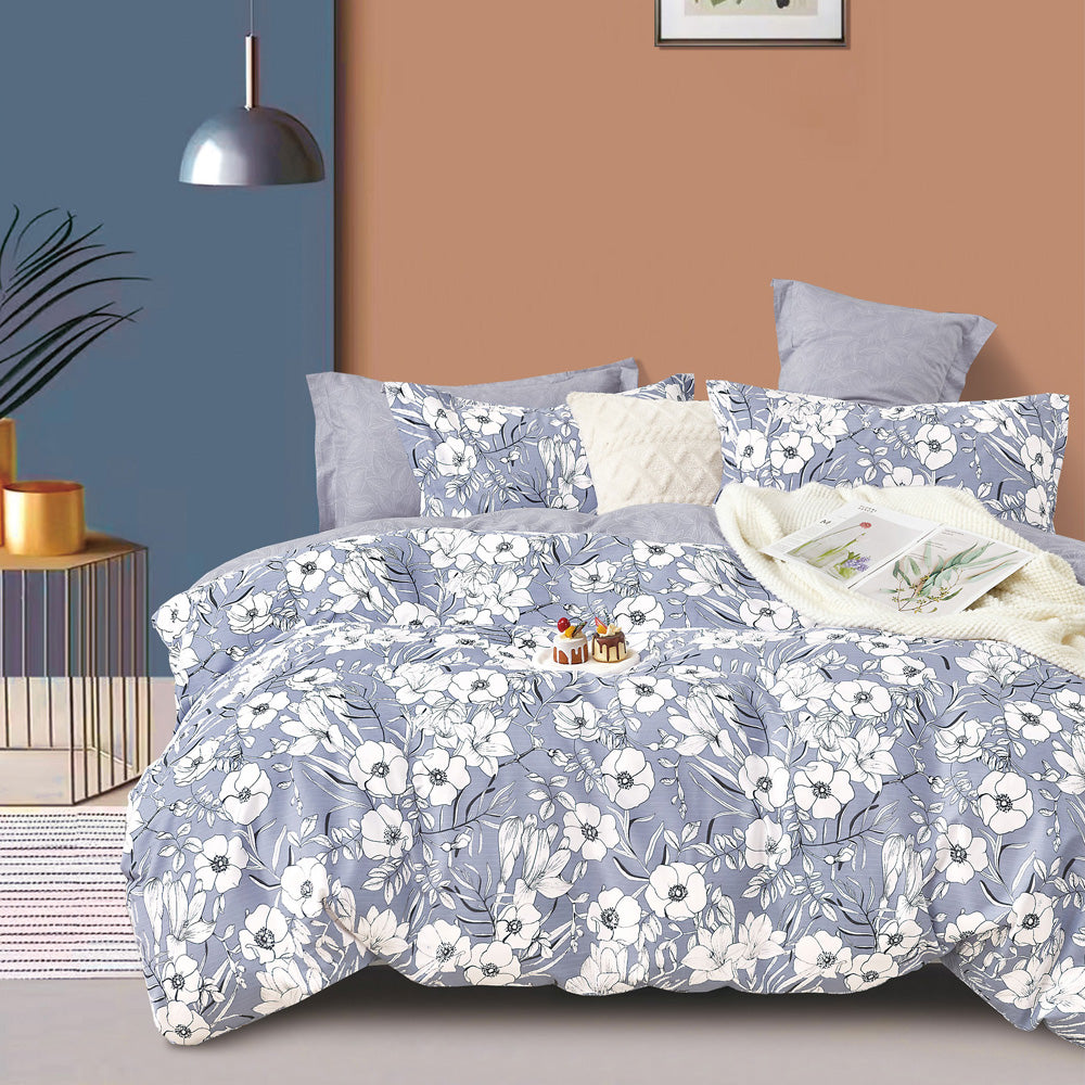 Ardor Matilda Floral Quilt Cover Set for Double Bed with Intricate Design